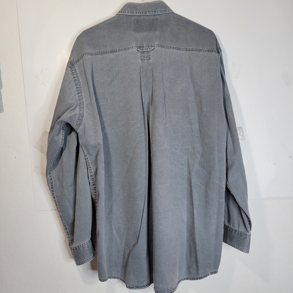 Mens Canadian Outdoors Heavy Long Sleeve Button front Shirt Fits Like an Xl - Picture 7 of 8